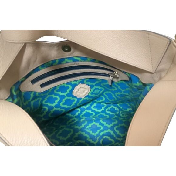 OrYANY Tan Leather Top Handle, Bucket Bag NWOT - Picture 5 of 5